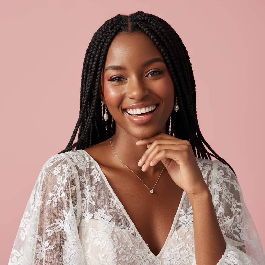 Triangle Box Braids Ideas